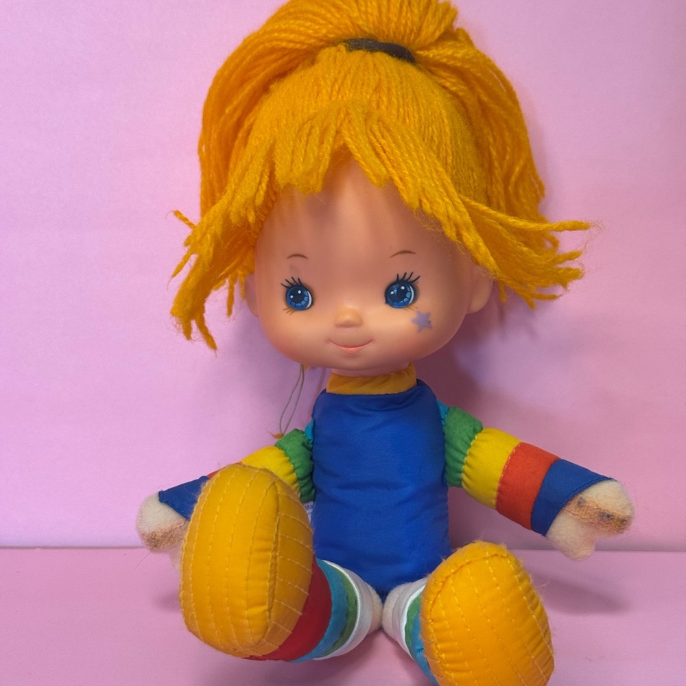 Vintage Rainbow Brite Stuffed Girl Doll 10” Plush - Hallmark Cards Inc. - 1983